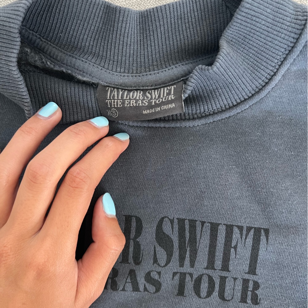Taylor Swift Eras Tour Blue Crewneck